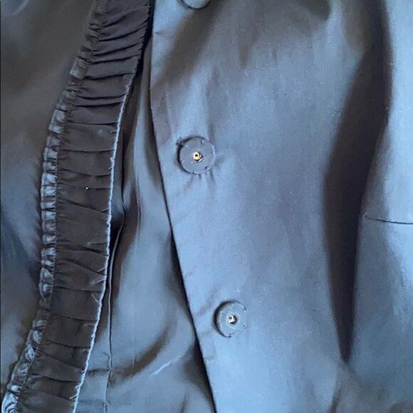 Talbots Black 3/4 Sleeve Blazer Size 6P - Picture 5 of 10